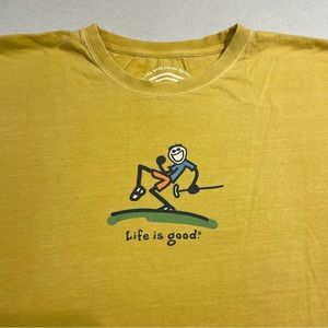 Life Is Good Mens Golf T Shirt Size Medium
